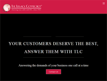 Tablet Screenshot of callerconnection.com